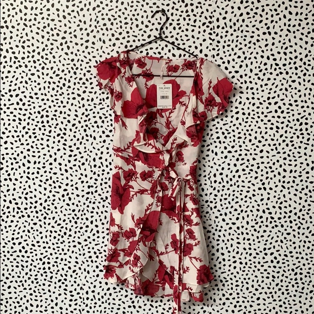 NWT Free People Pink French Quarter Mini Dress - Picture 5 of 9